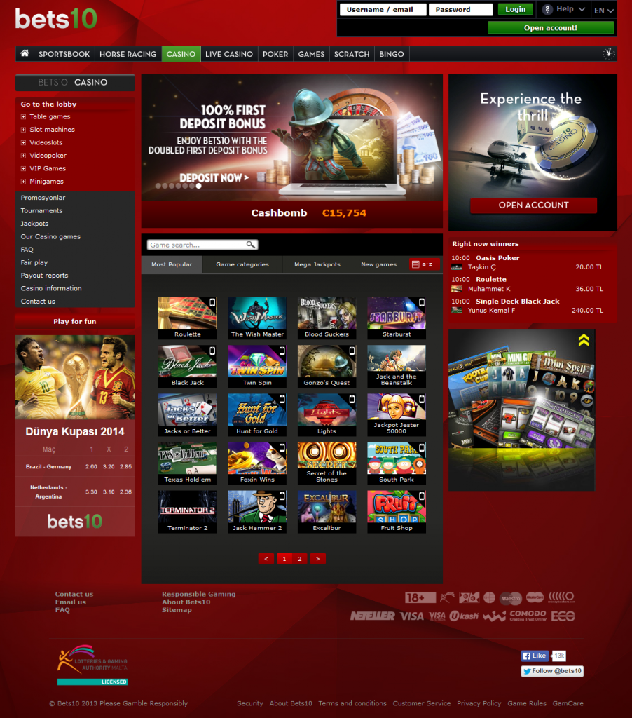 Bets10 casino turkiye