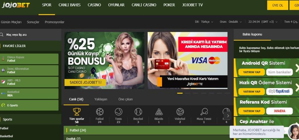 Jojobet mobil